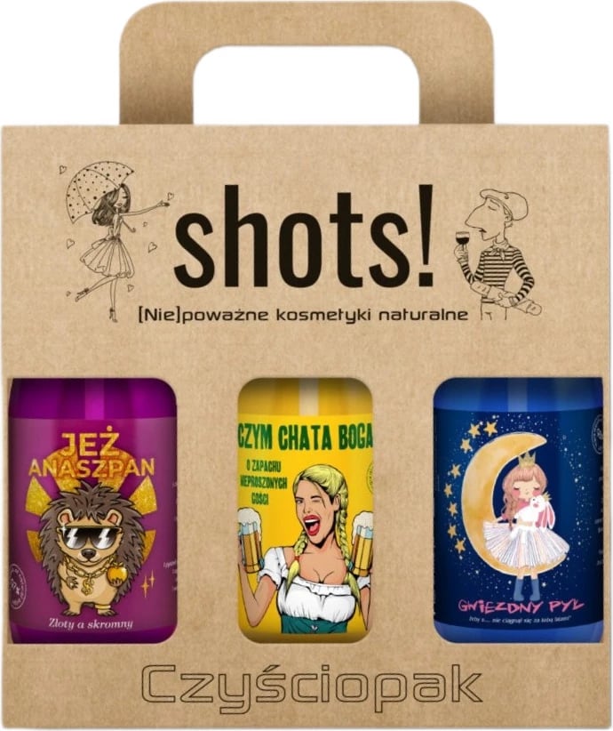 Set xhel dushi unisex LaQ Shots! Clean Pack 3x500ml Set xhel dushi unisex LaQ Shots! Clean Pack 3x500ml