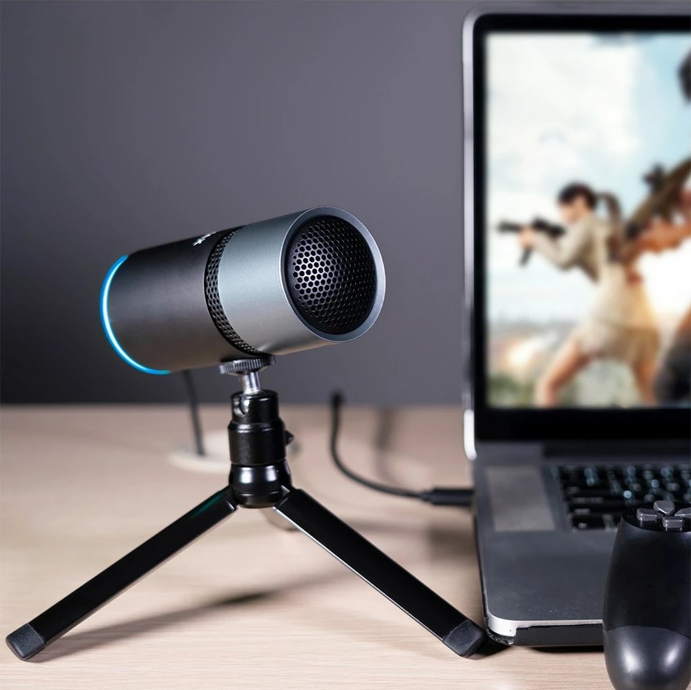 Mikrofon Thronmax MDRILL PULSE TM-M8, me tripod, USB-C, i zi