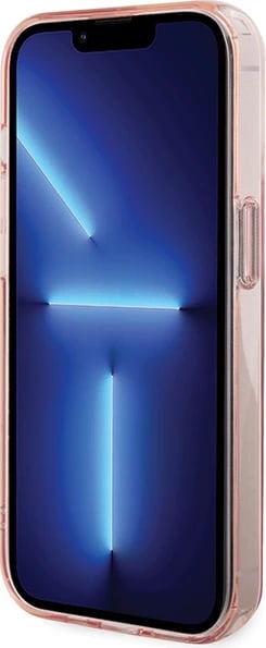 Mbështjellës Karl Lagerfeld KLHMP15XHMRSKCP për iPhone 15 Pro Max 6.7", me unazë Ring Stand, MagSafe, rozë