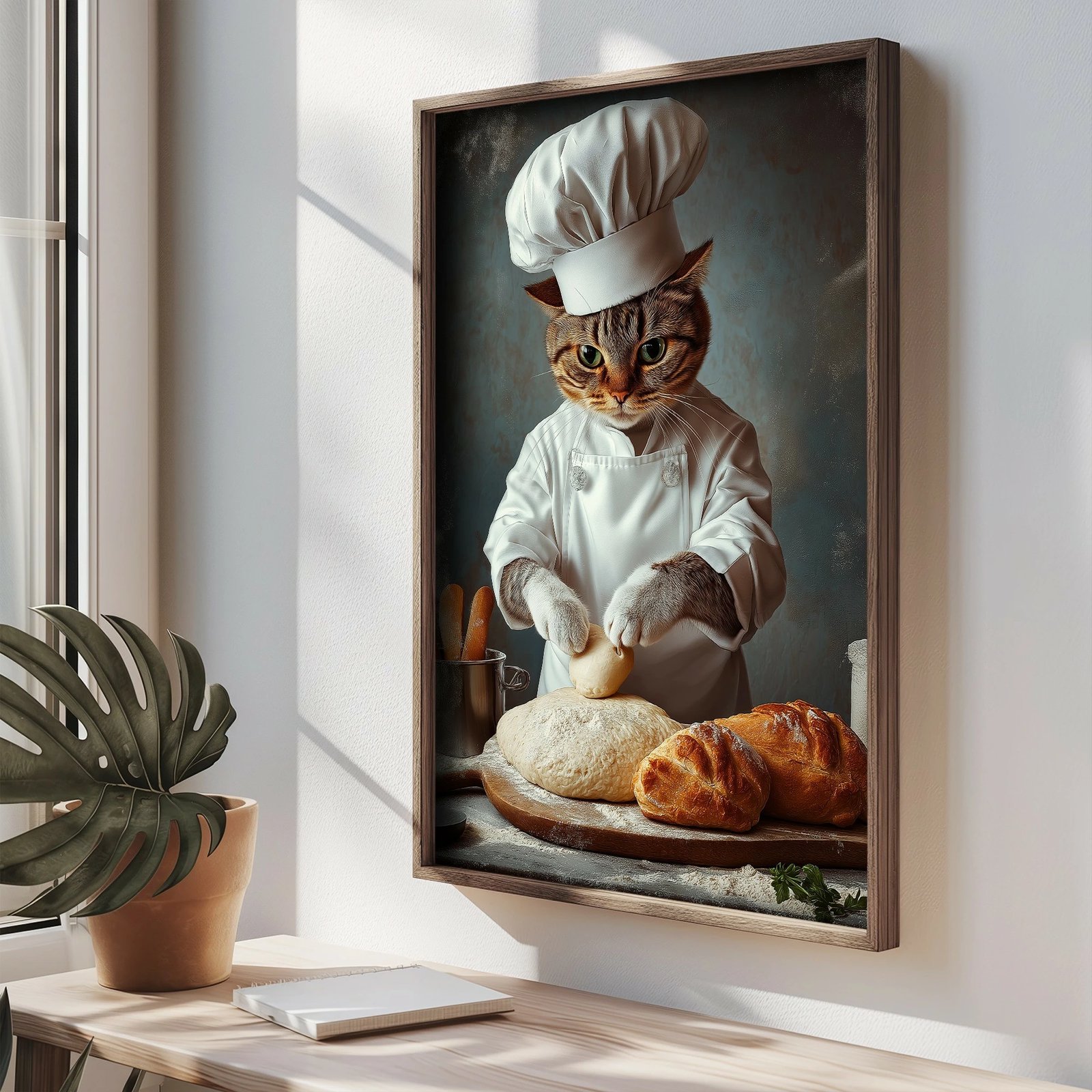 Pikturë dekorative me kornizë MDF, Wallity, TUN006-XL, shumëngjyrëshe, 50x70x3.5cm