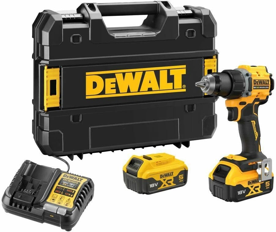 Vidhexhveshës pa kabllo DeWalt 18V, 2x5Ah, me kuti