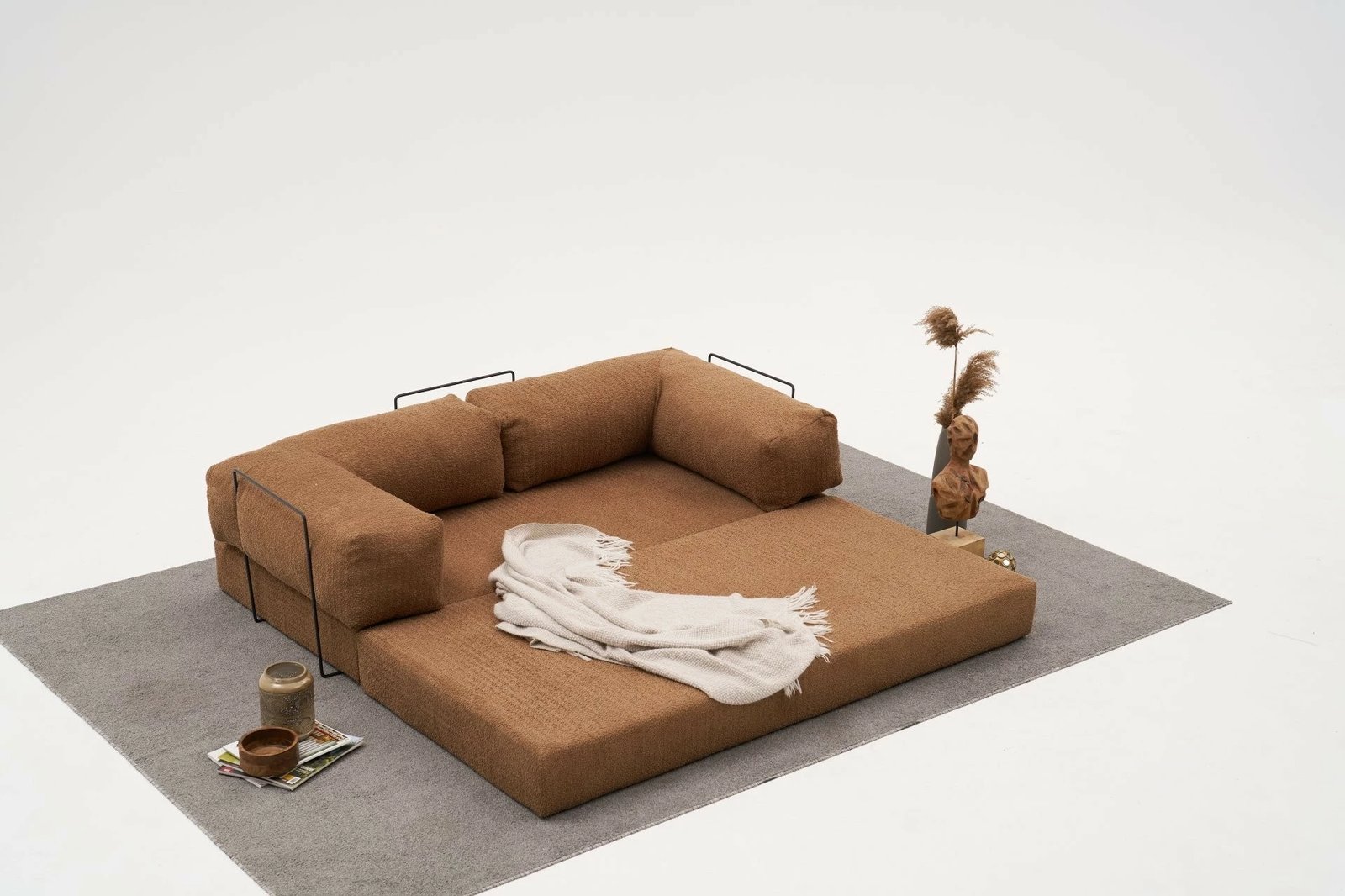 Kënd-sofë Comfort, kafe, Atelier del Sofa