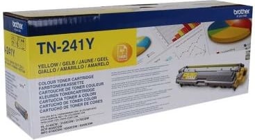 Toner Brother TN-241Y, për printera HL, rendiment 1,100–1,700 faqe, e verdhë