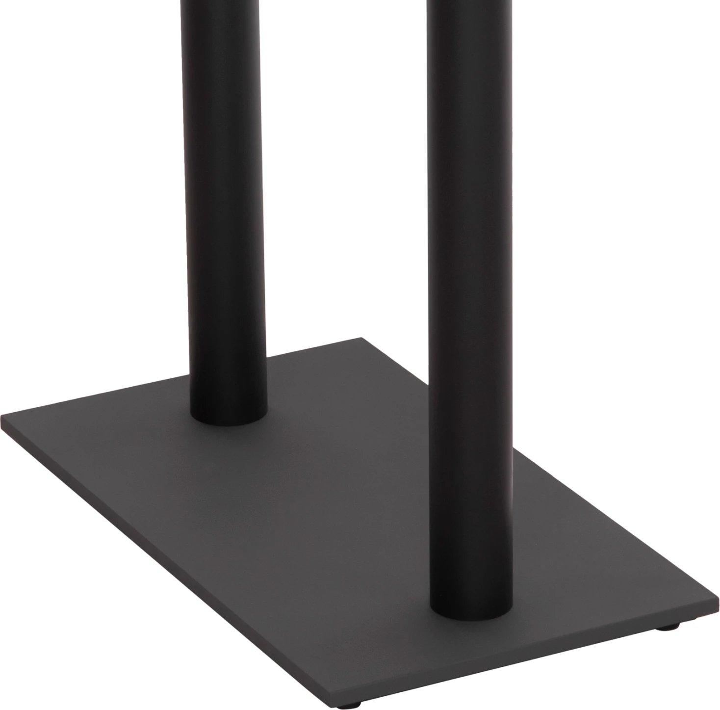 Bazë për tavolinë bar, dy këmbë, metal, ngjyrë e zezë, 80x40x108H cm