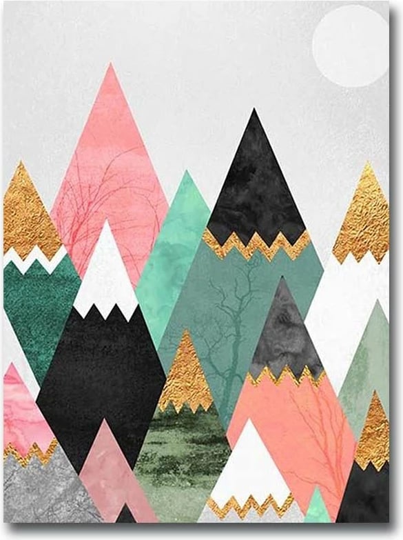 Pikturë dekorative në kanavacë, shumëngjyrëshe, 28x38cm, 2838CIZC-02