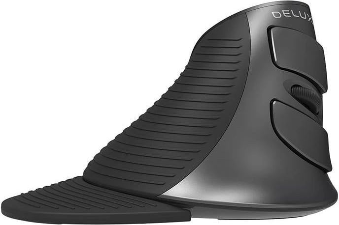 Maus vertikal pa tela Delux M618G DB, Bluetooth/2.4G, gri