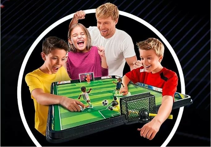 Set figurina sportive Playmobil 71120 Football Stadium, 63 pjesë