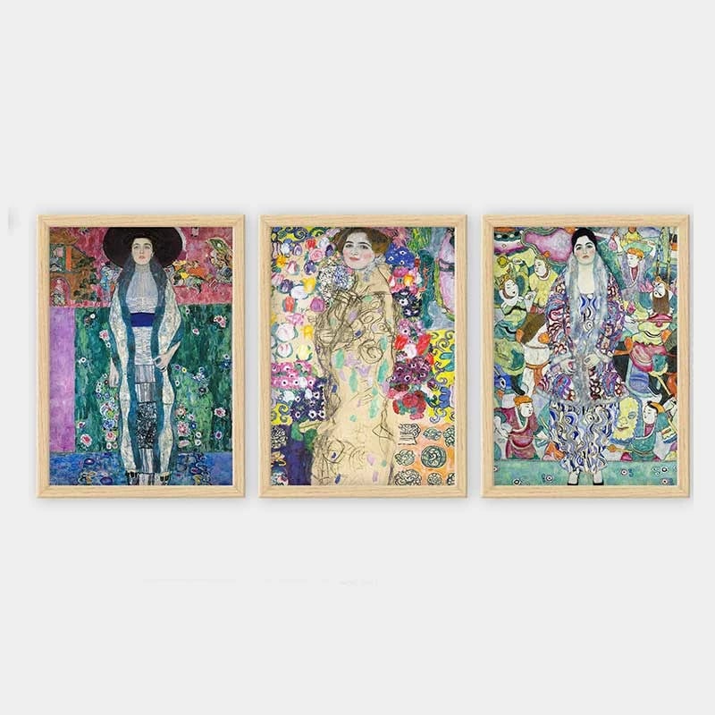 Pikturë dekorative me kornizë (3 copë), Wallity, 3NTC_UN3847975_3545