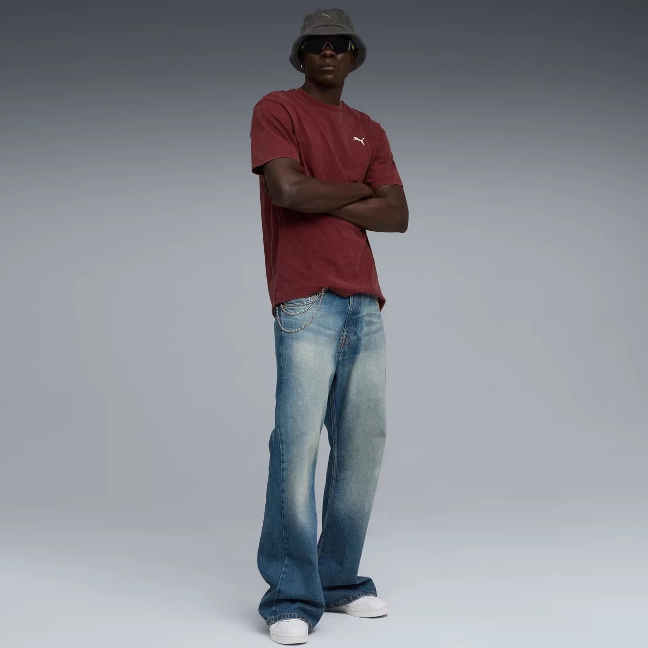 Maicë për meshkuj Puma, e kuqe e errët