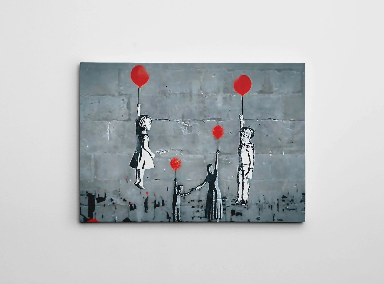 Pikturë dekorative në kanavacë, Banksy, shumëngjyrëshe, WY127, 50x70cm