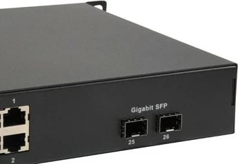 Switch LevelOne 26-Port FGP-2602, 24 PoE, 2 Gigabit SFP, 380W