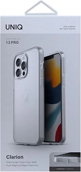Mbështjellës UNIQ Clarion për iPhone 13 / iPhone 13 Pro, Transparent