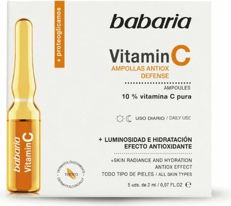 Ampula për fytyrë Babaria Vitamin C unisex 5 copë