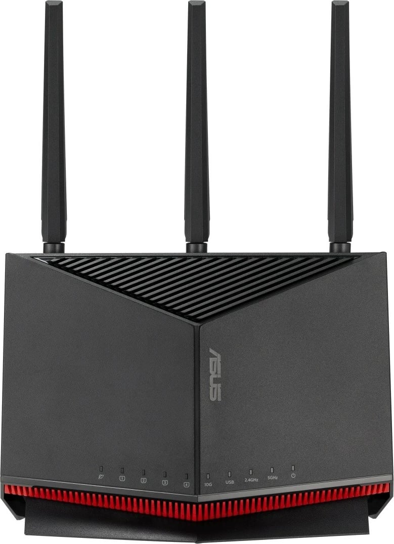 Router Asus RT-BE86U WiFi 7, 6800 Mb/s, 10G, 3 antena, i zi