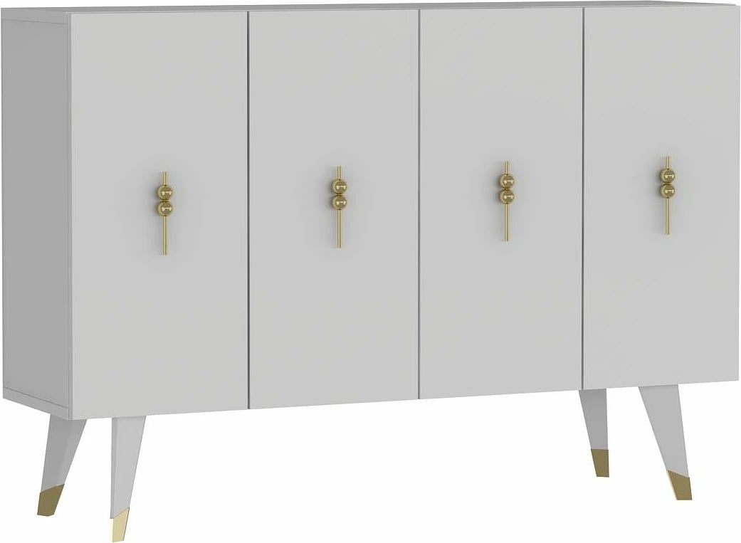 Konsol Skye Decor, e bardhë, e artë, 8167KM-32