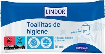 Letra të lagura Hartmann Lindor unisex 10 copë
