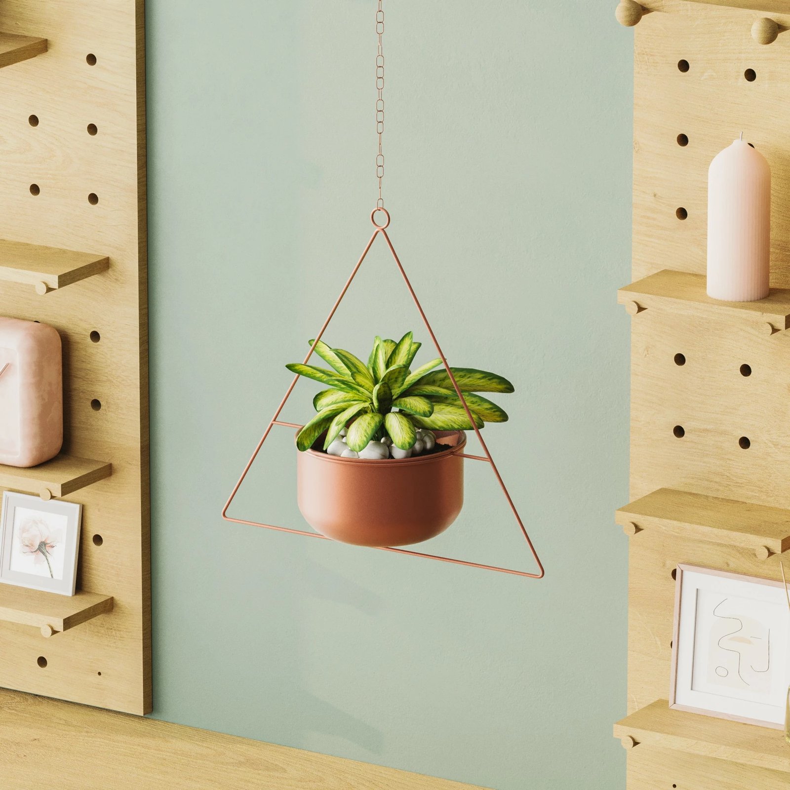 Vazo dekorative, ngjyrë bakri, Evila Originals, Harpusta