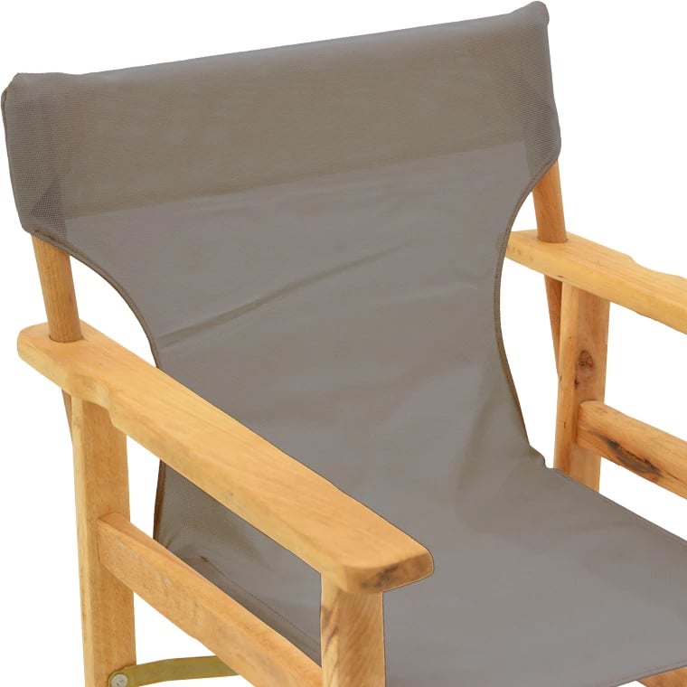 Karrige regjisori, dru ahu, ngjyrë natyrale - pëlhurë gri Nexus