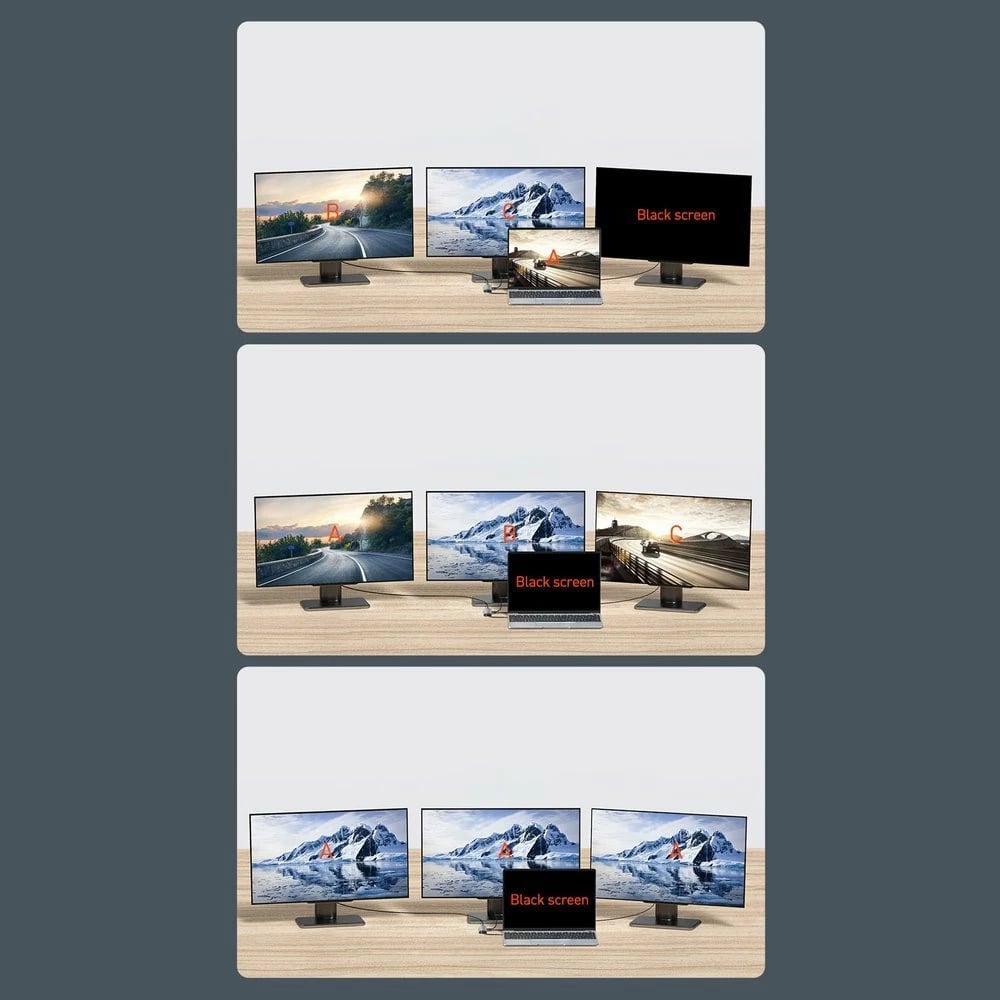 Kasë Baseus Metal Gleam 11in1, USB Type-C HUB, CAHUB-CT0G, Gri