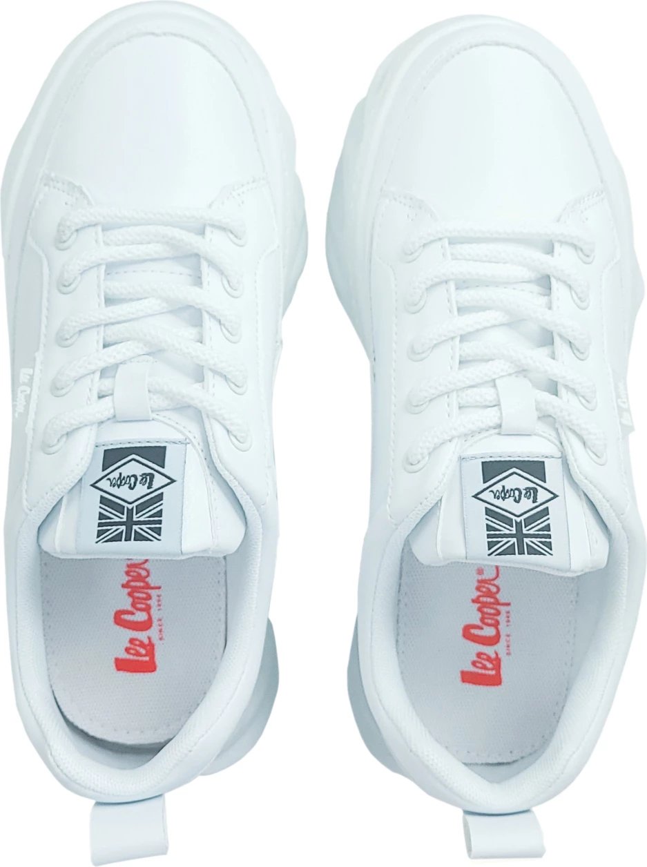 Këpucë për femra Lee Cooper, të bardha