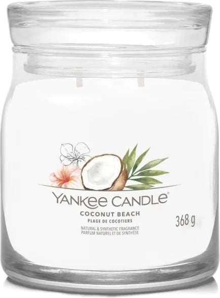 Qiri aromatik Yankee Candle Coconut Beach 368g