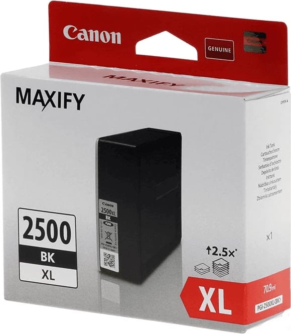Kartush boje, Canon, PGI-2500XLBK / 9254B001, XL 70.9 ml 2500 faqe, e zezë