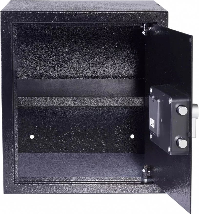 Kasafortë zyre YALE HOME YEC/390/DB2 me alarm, e zezë