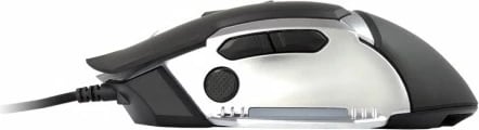 Maus gaming Conceptronic DJEBBEL02B, 4000 DPI, 8 butona, i zi/argjendtë