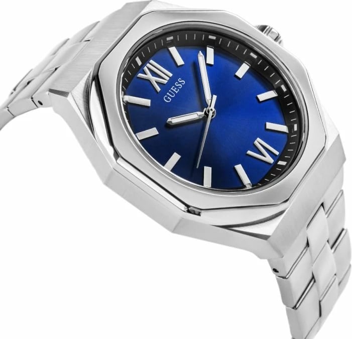 Orë dore për meshkuj Guess, argjendtë