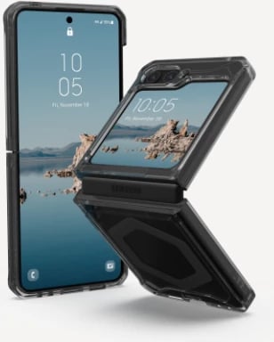 Mbështjellës UAG Plyo Pro me modul magnetik për Samsung Galaxy Z Flip 5, Gri e errët