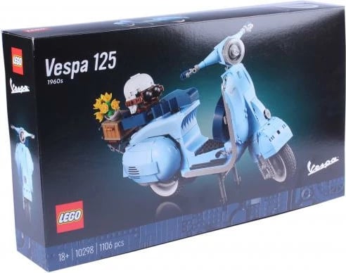 Set LEGO Creator Expert Vespa 125 10298 1106 copë 18+ blu e hapur