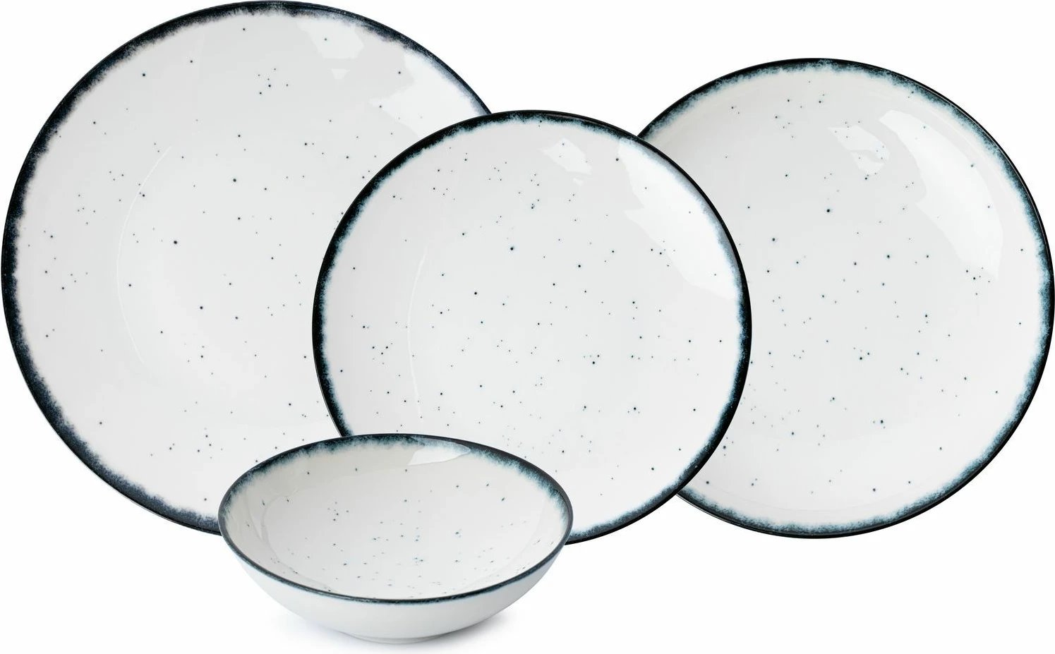 Set enësh për drekë, porcelan, 24 copë, Hermia, GBSATN24KY458SYH