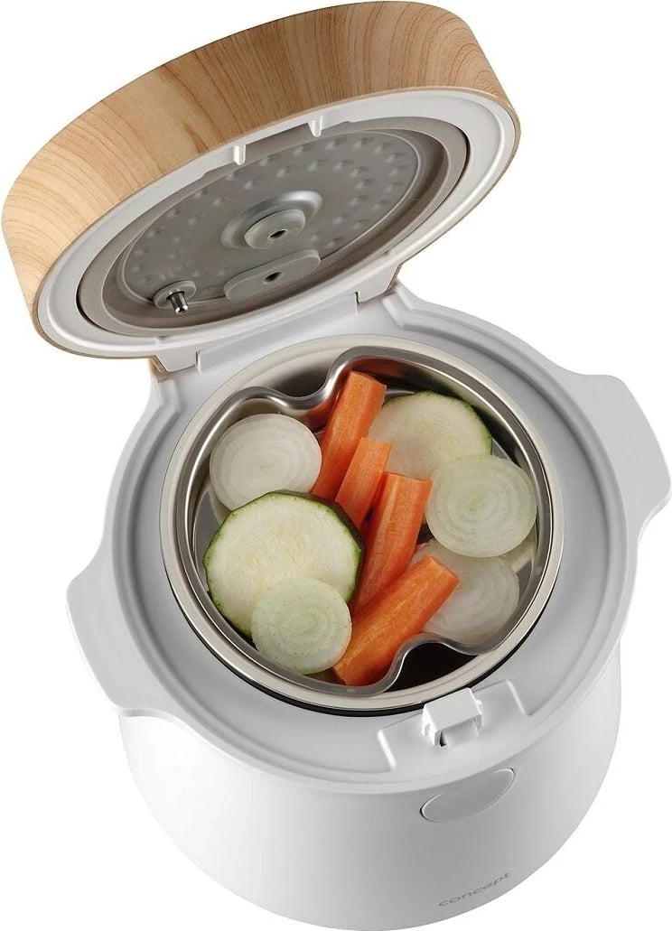 Tenxhere orizi Concept RE3030, 1.5 L, 315-380 W, Bardhë