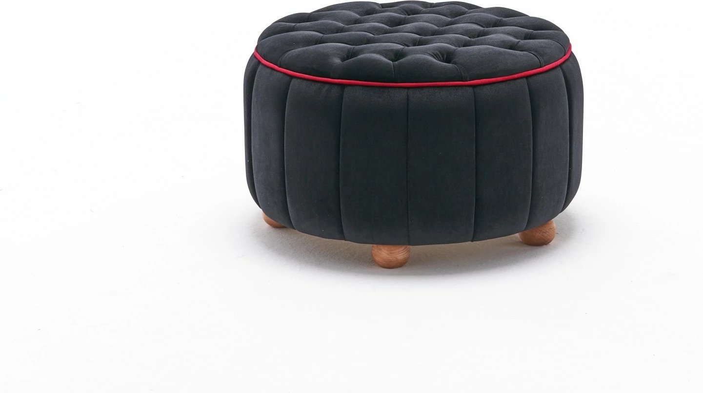 Puf Atelier del Sofa, Jasmin, anthracite dhe rozë