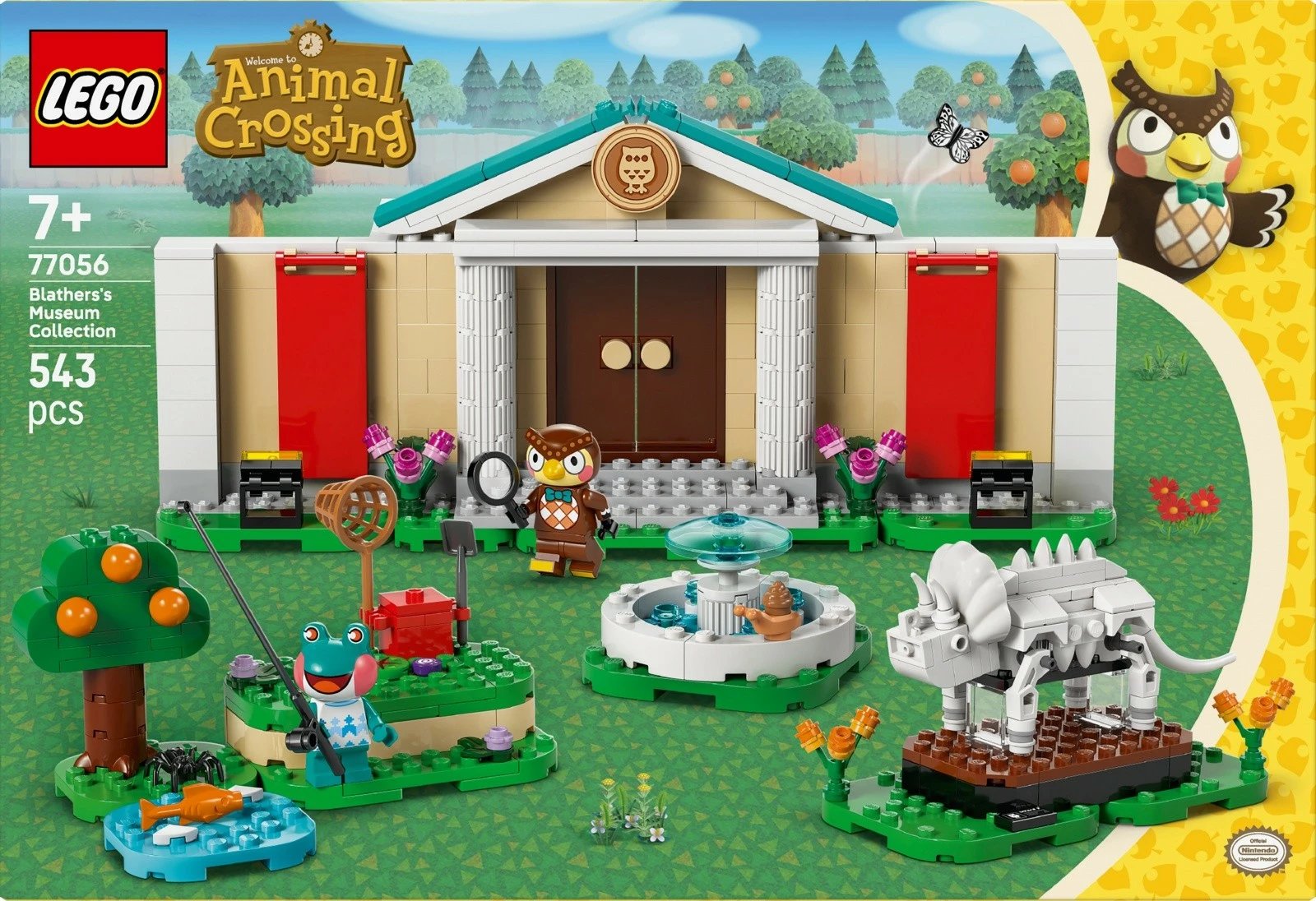 Set LEGO Animal Crossing Blathers and Museum Collection 77056, 543 pjesë
