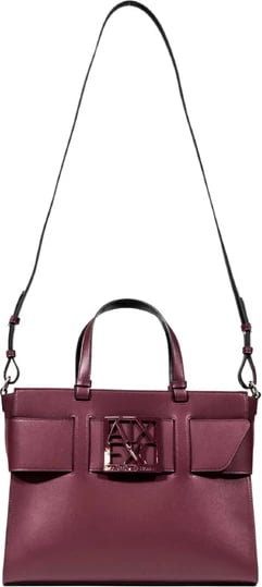 Çantë Armani Exchange, femra, e purpurtë