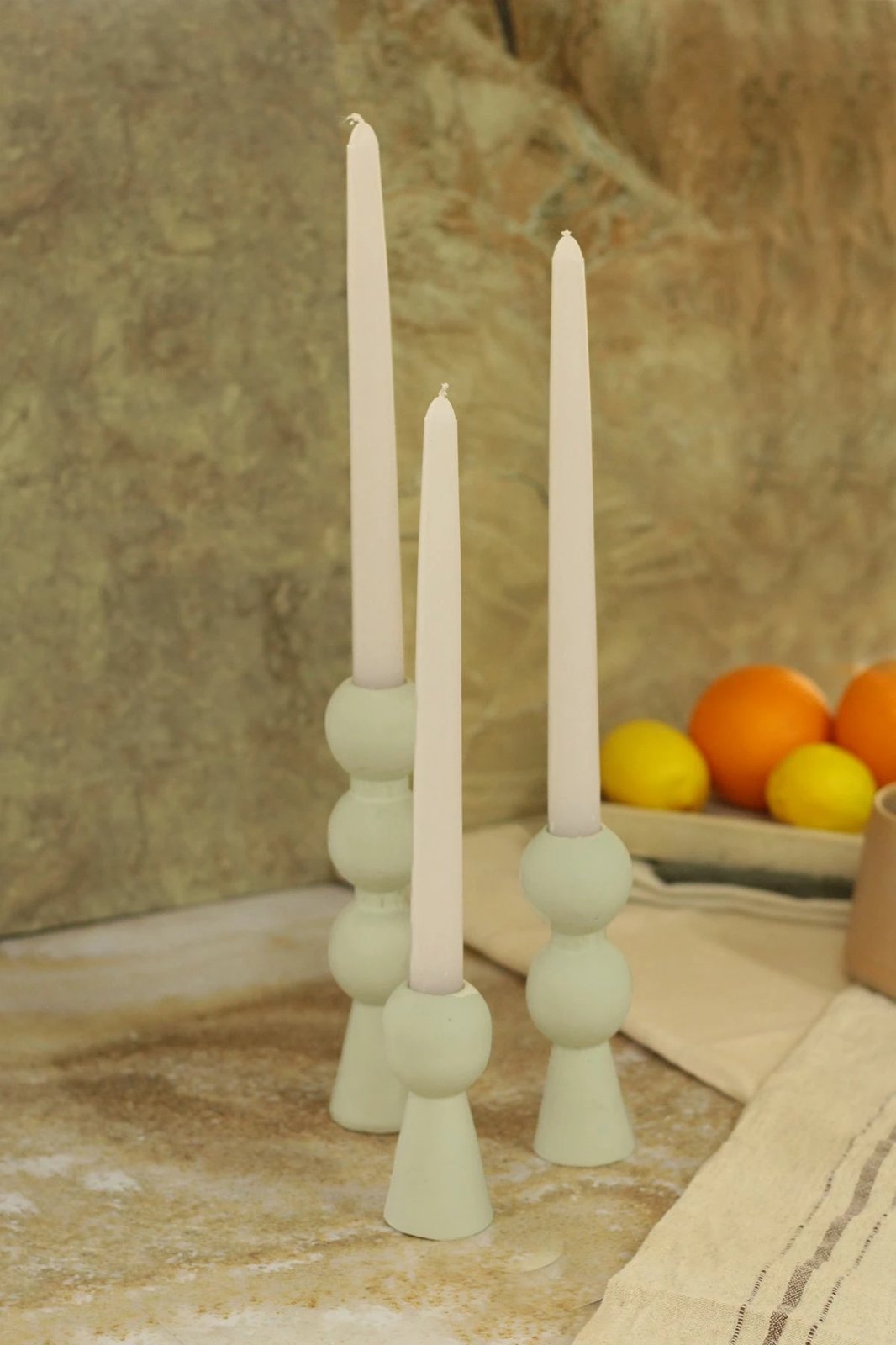 Set qirinjësh (6 copë), Evila Originals, Piyon 3, ngjyrë kaki