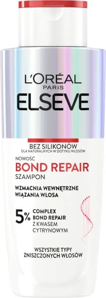 Shampon për femra L'Oreal Paris Elseve Bond Repair Strengthening, 200ml