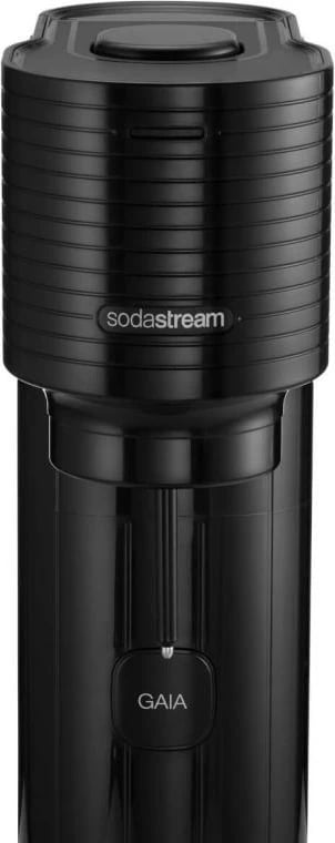 Aparat për sodë, SodaStream, Gaia QC, me 1 shishe, e zezë