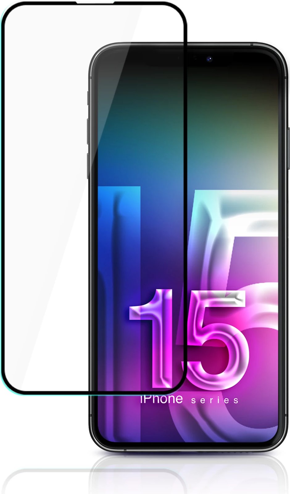 Xham mbrojtës 3mk HardGlass Max Lite për iPhone 15 Pro