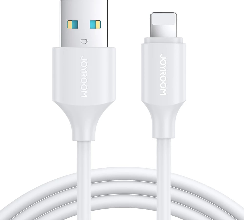 Kabllo USB-A në Lightning Joyroom Long-Lasting Series A9 S-UL012A9 1m 2.4A 20W 480Mbps e bardhë
