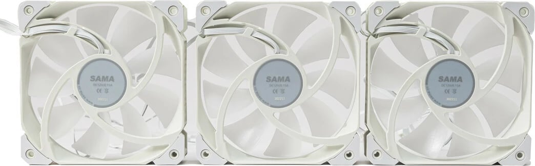 Ventilator Ftohës Për Kompjuter SAMA SF131/KT125W ARGB (Bardhë) Ventilator Ftohës Për Kompjuter SAMA SF131/KT125W ARGB (Bardhë)