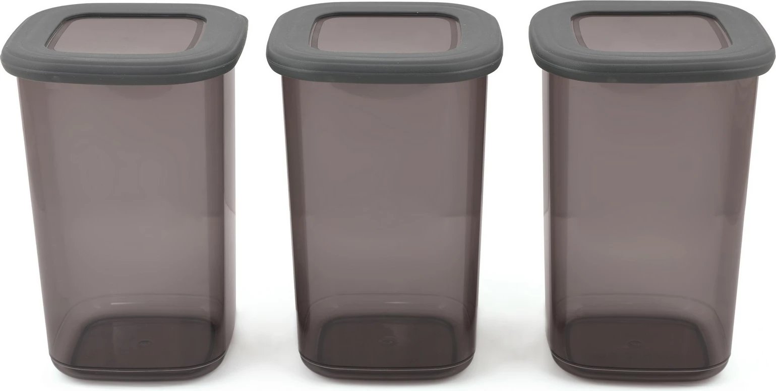 Set kuti për ruajtje (3 copë), ngjyrë antracit, BNMPOLYAS03-12