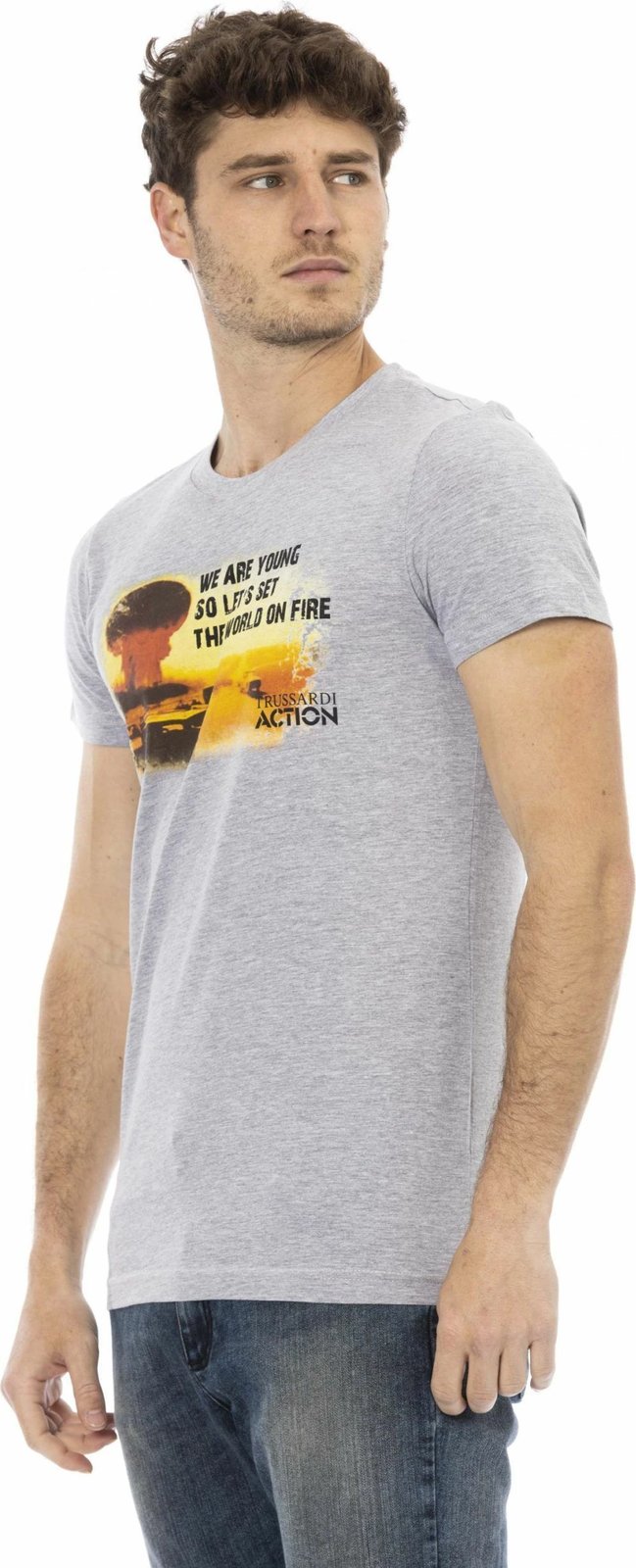 Maicë për meshkuj Trussardi Action, hiri