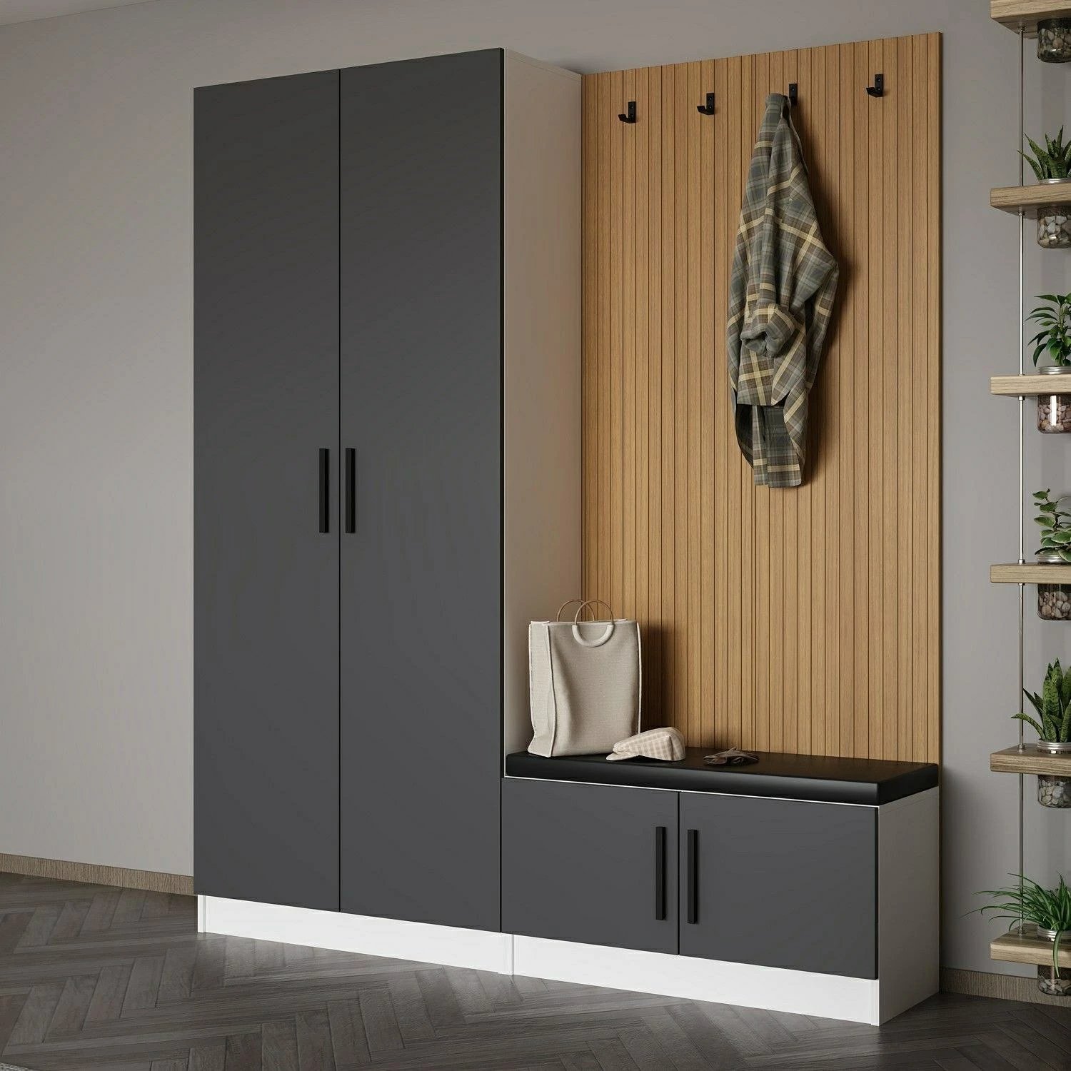 Stendë për korridor Skye Decor, Noah - 8295, anthracite