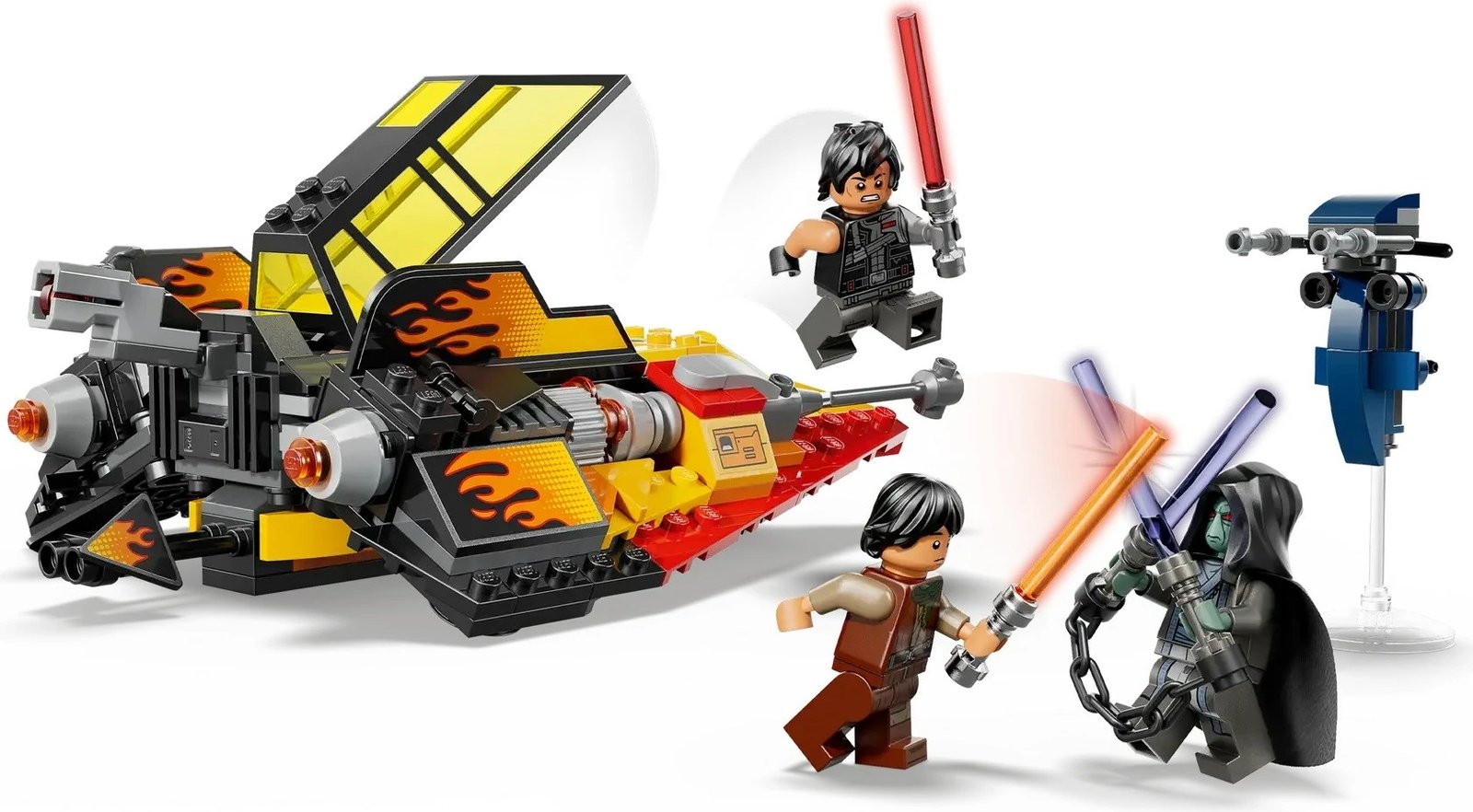 Set LEGO Star Wars The Force Burner Snowspeeder 75414, 349 pjesë, 3 minifigura