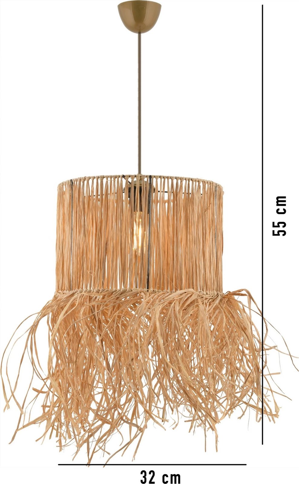 Llambë tavani Opviq, Ness, rafie, ngjyrë natyrale