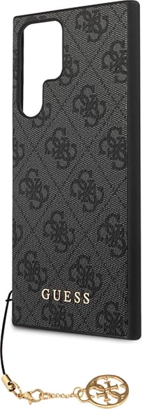 Mbështjellës Guess 4G Charms për Samsung Galaxy S23 Ultra, Gri
