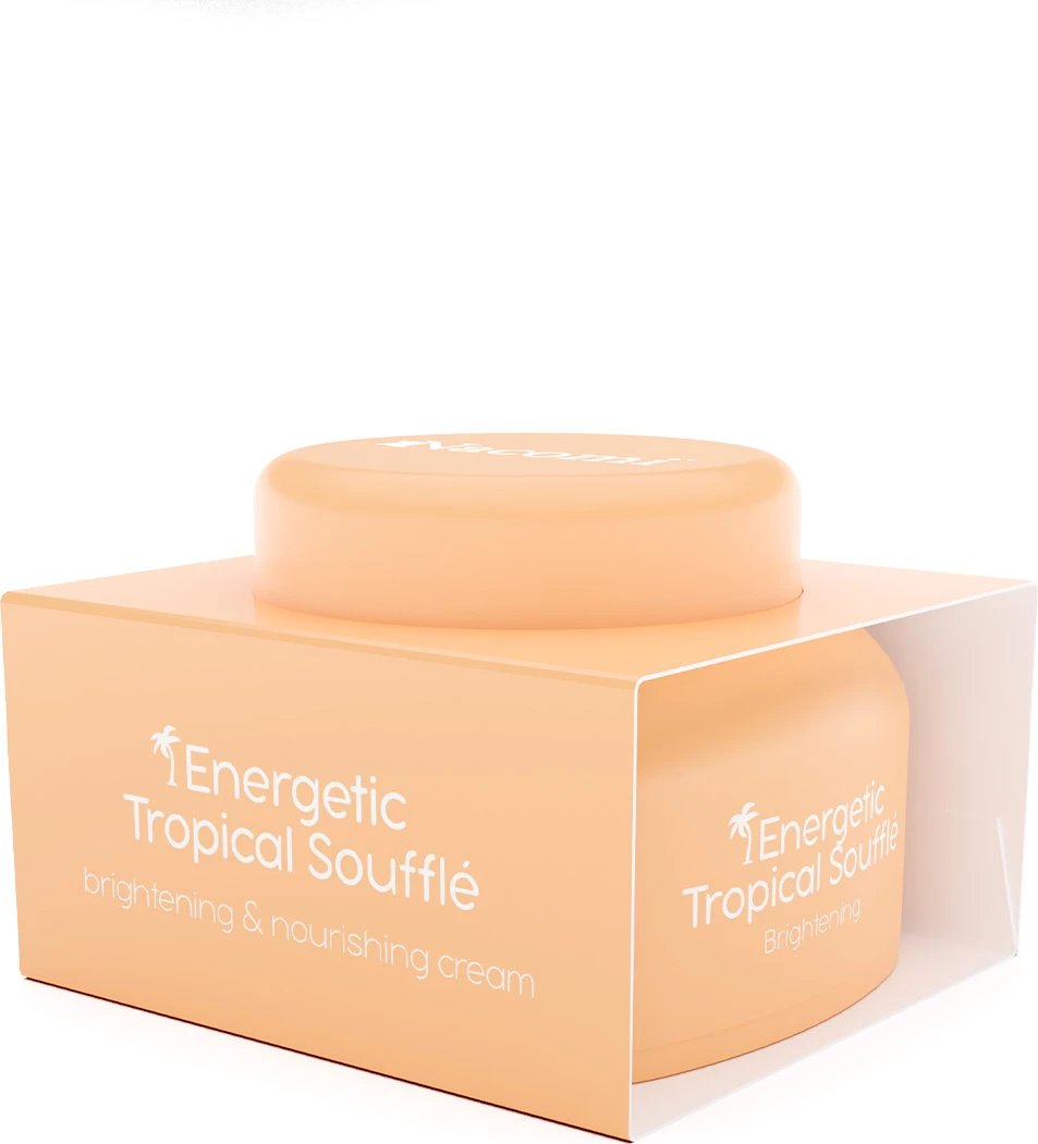 Krem për fytyrë ndriçues Nacomi Energetic Tropical Souffle për femra, 50ml