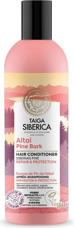 Balsam për flokë për femra Natura Siberica Taiga Siberica Altai Pine Bark, 270ml